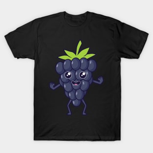 Kawaii Cartoon Blackberry T-Shirt